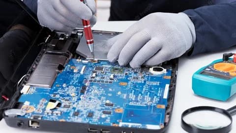Reparação de placa-mãe (laboratório)